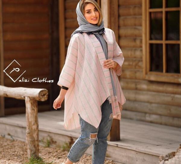 عکس یقه ارشال روی مانتو