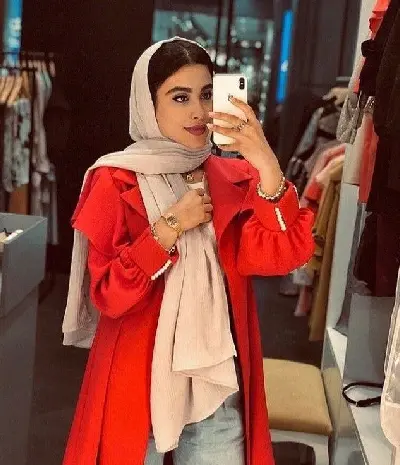 عکس ست كردن مانتو و شال