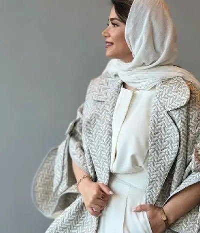 عکس مانتو با شال ست