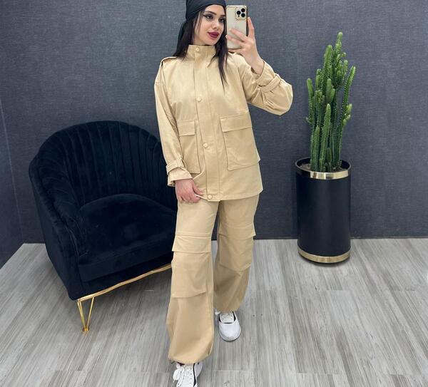 عکس مانتو و شلوار کارگو
