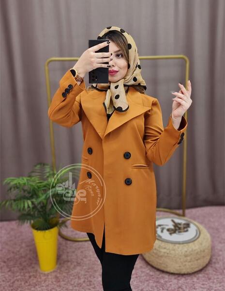 عکس مانتو کتی نارنجی
