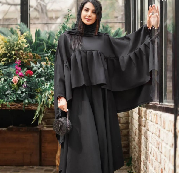 عکس مانتو نخی مشکی