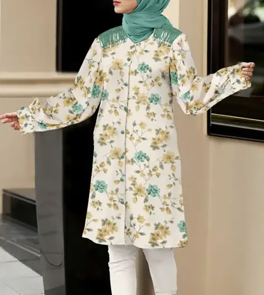 عکس مانتو نخی تابستانی زنانه