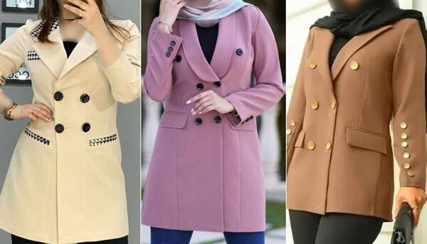عکس مانتو با پارچه مازراتی