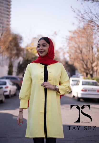 عکس مانتو با پارچه مازراتی