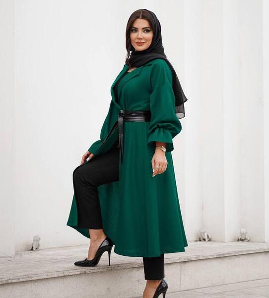 عکس مانتو کلوش بلند مجلسی