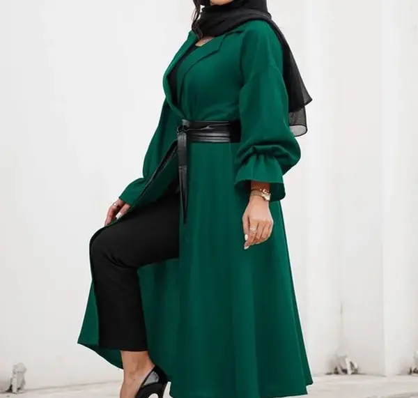 عکس مانتو نیم کلوش