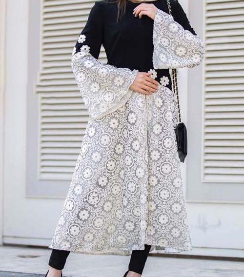 عکس مانتو نیم کلوش
