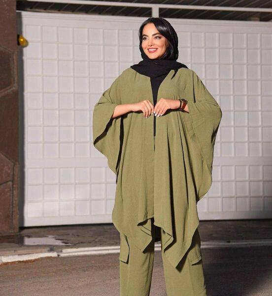 عکس مانتو شلوار گشاد