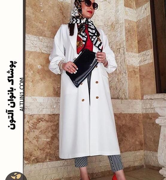 عکس مانتو با شلوار گشاد