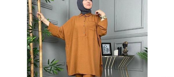عکس مانتو با شلوار گشاد