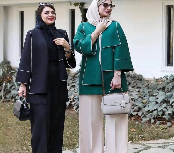 عکس مانتو کتی مشکی شیک