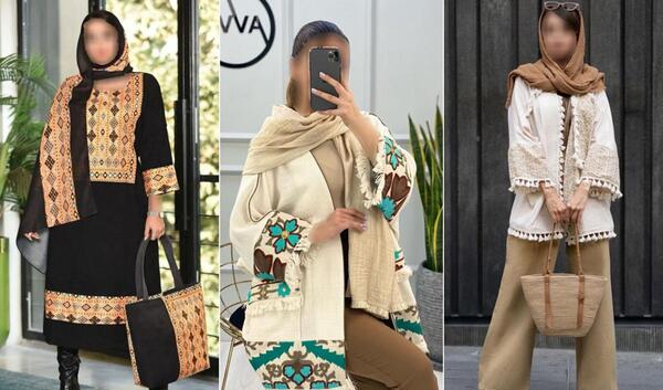 عکس تغییر مدل مانتو قدیمی