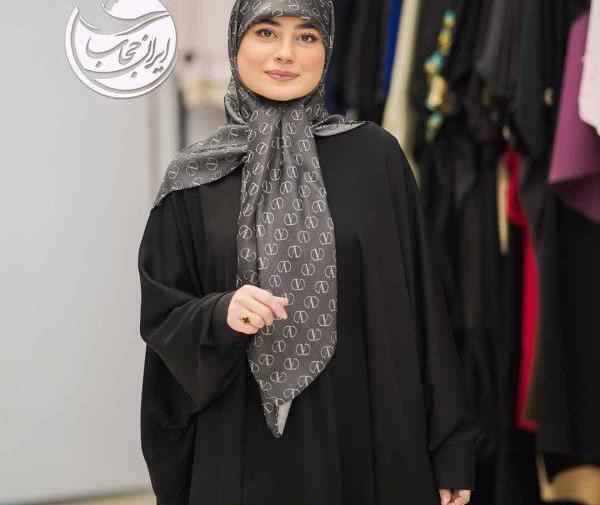 عکس مانتو عبایی مشکی دخترانه