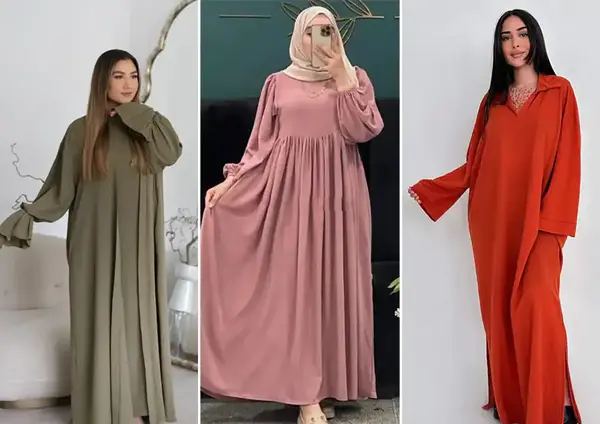 عکس مانتو عبایی جلو بسته