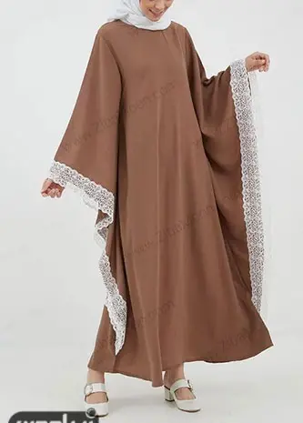 عکس مانتو عبایی جلو بسته