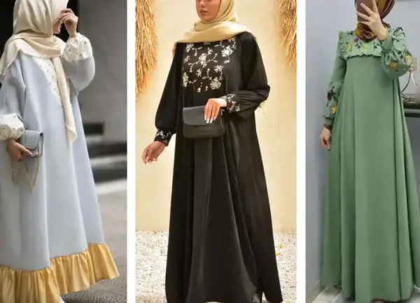 عکس مانتو عبایی جلو بسته