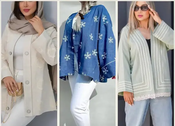 عکس مانتو لنین طرح دار جدید