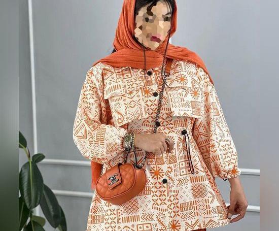 عکس مانتو لنین طرح دار جدید