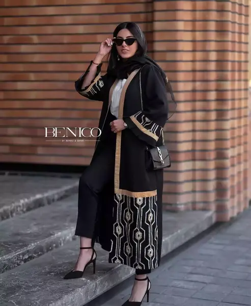 عکس مانتو شلوار ست مشکی