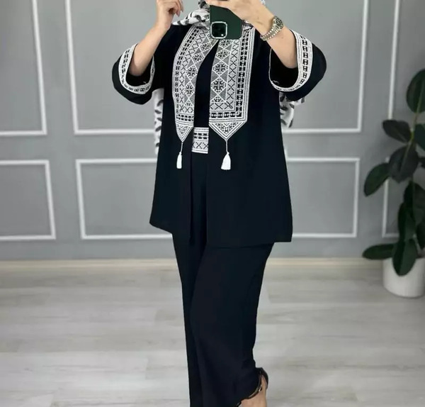 عکس مانتو شلوار ست ابروبادی