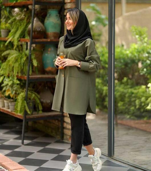 عکس مانتو دخترانه شیک دانشجویی