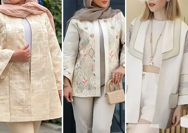 عکس مانتو دخترانه شیک و زیبا