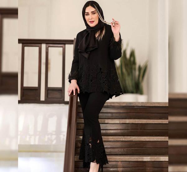 عکس مانتو شلوار شیک زنانه