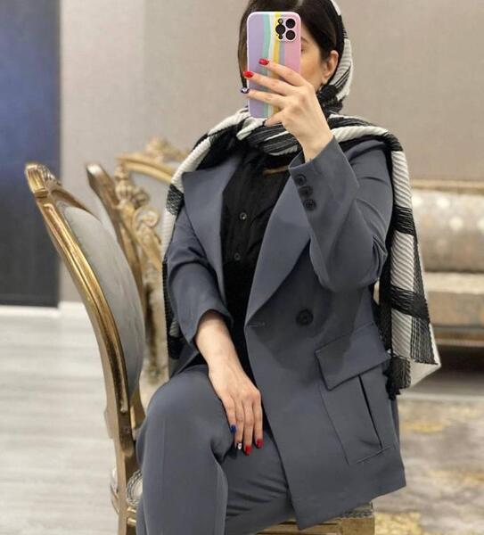 عکس مانتو شلوار کتی شیک