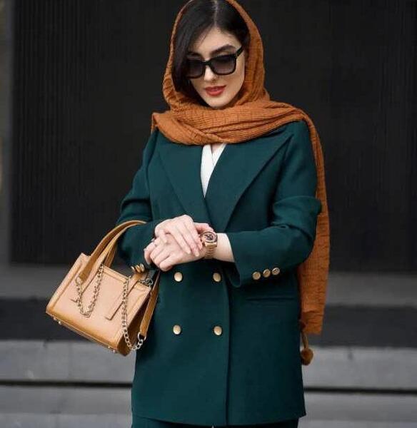 عکس مانتو شلوار کتی شیک