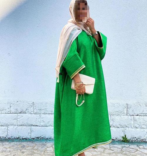 عکس مانتو سبز پاستیلی