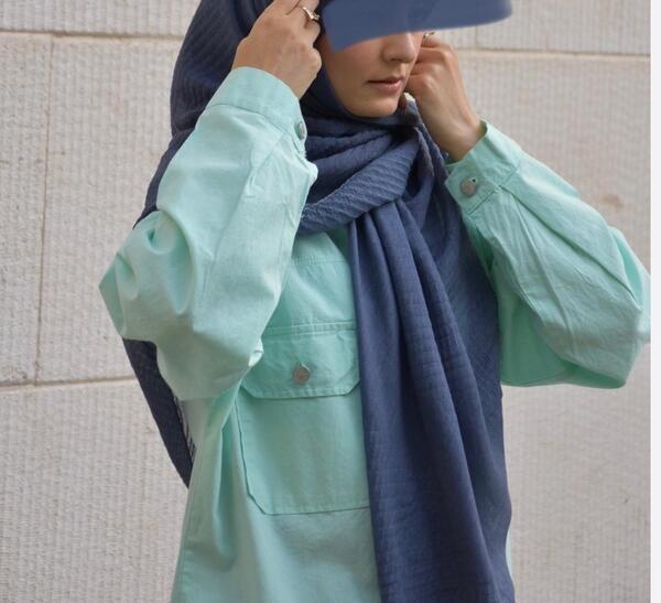 عکس مانتو سبز پاستیلی
