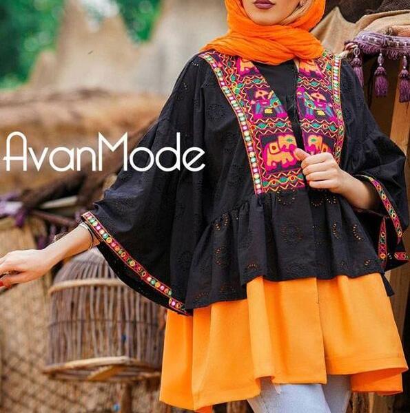 عکس مانتو سنتی شیک