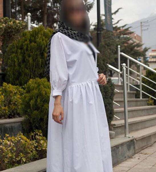 عکس مانتو سفید بلند