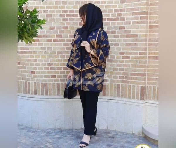 عکس مانتو ژاکارد بلند