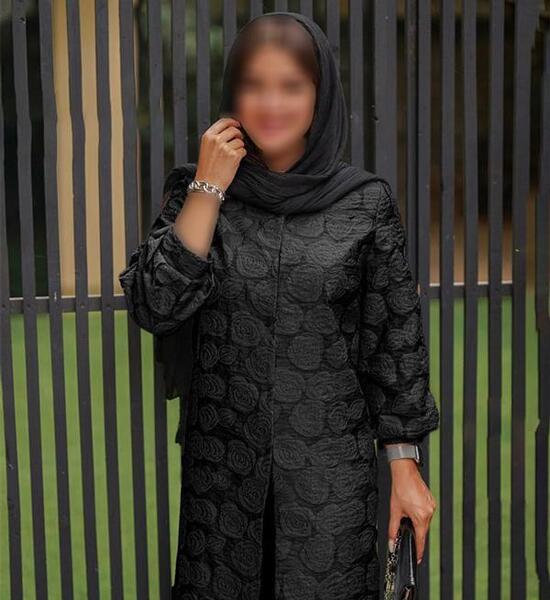 عکس مانتو ژاکارد بلند