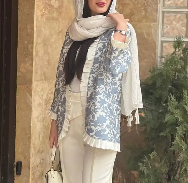 عکس مانتو ژاکارد دخترانه