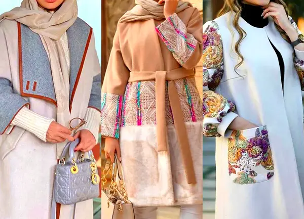 عکس مانتو ژاکارد دخترانه