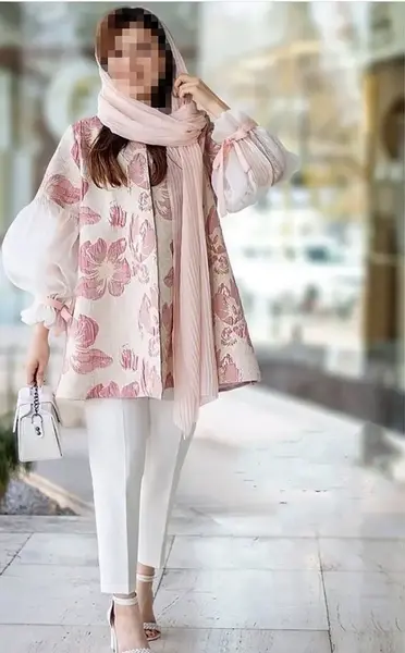 عکس مدل مانتو ژاکارد