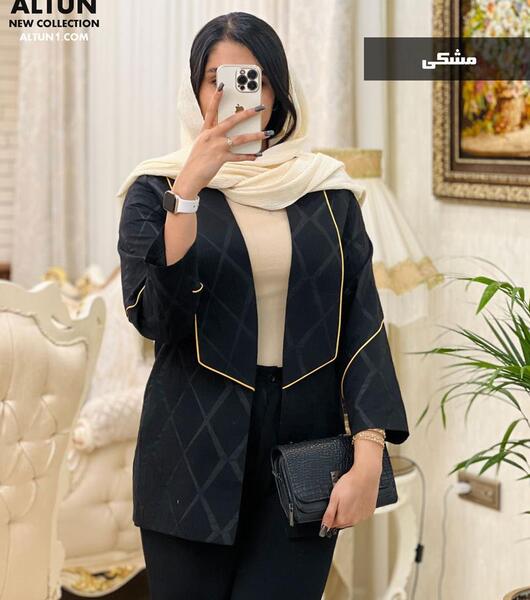 عکس مدل مانتو ژاکارد