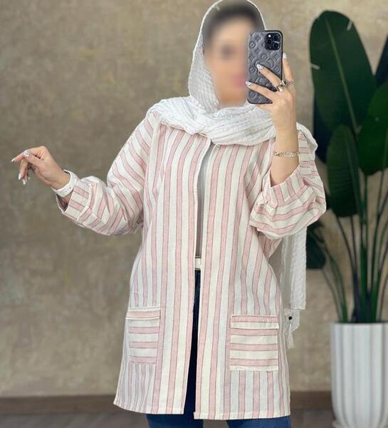 عکس مدل مانتو لنین راه راه