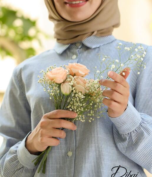عکس مدل مانتو با پارچه راه راه