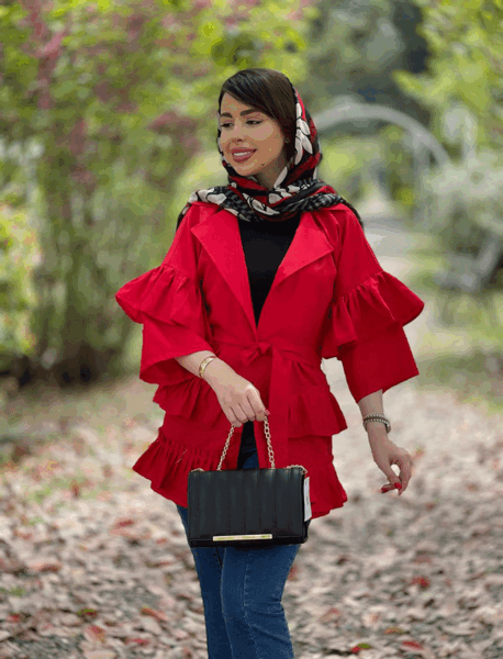 عکس مانتو عروسکی دخترانه کوتاه