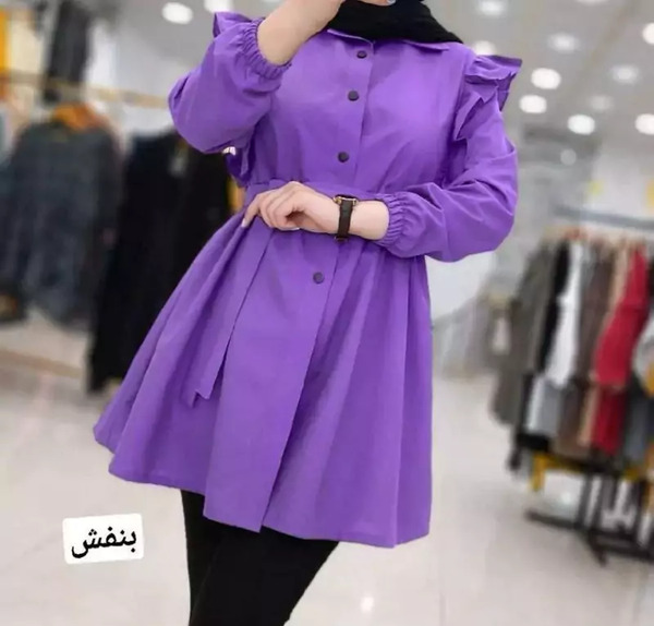 عکس مانتو عروسکی دخترانه کوتاه