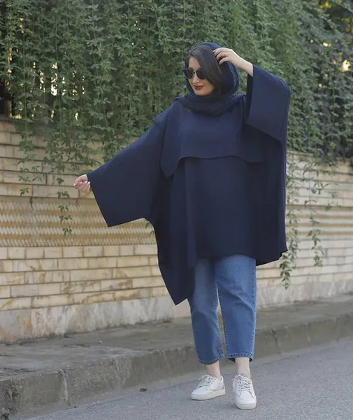 عکس مدل مانتو خفاشی