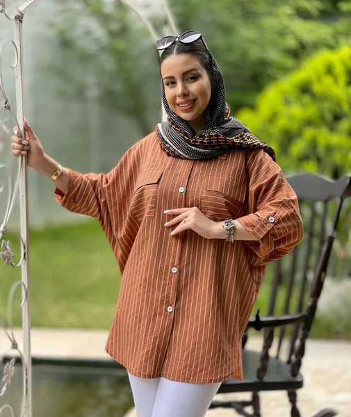 عکس مدل مانتو آستین خفاشی