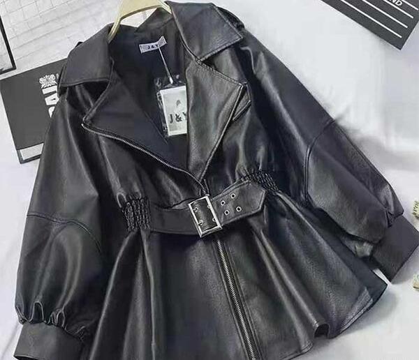 عکس مانتو چرم کوتاه