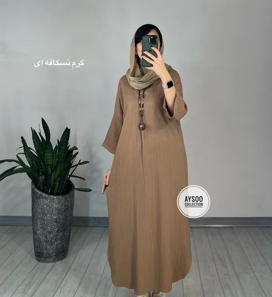 عکس مانتو جدید بلند چاک دار