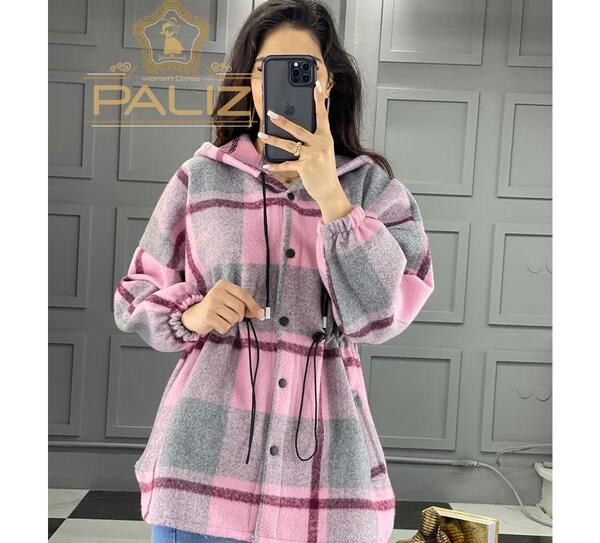 عکس مانتو چهارخونه پاییزه