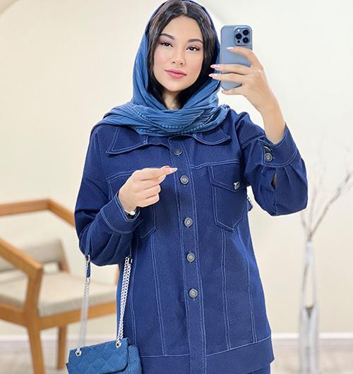 عکس مانتو شلوار جین